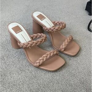 Dolce Vita Braided Nude Heels